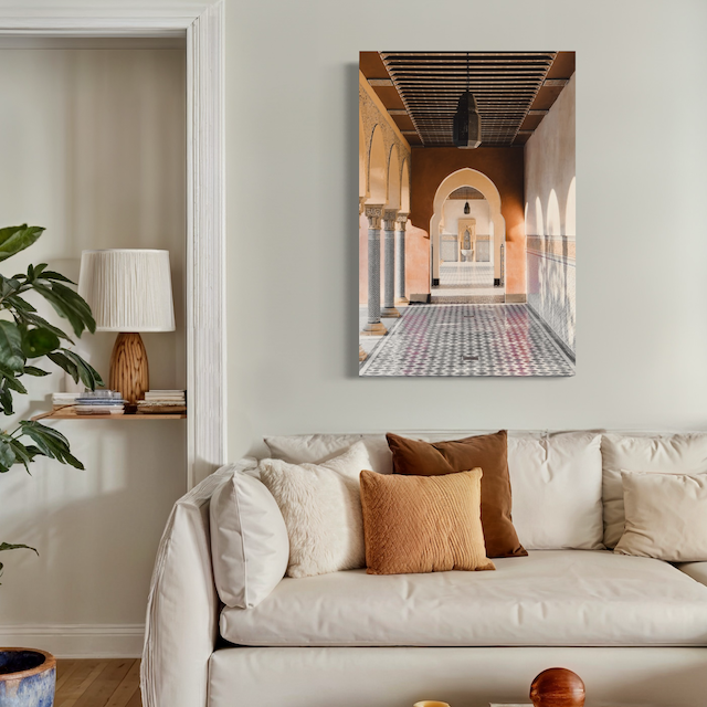 Couloir Andalou Marocain – Lumière, Arches & Charme Authentique