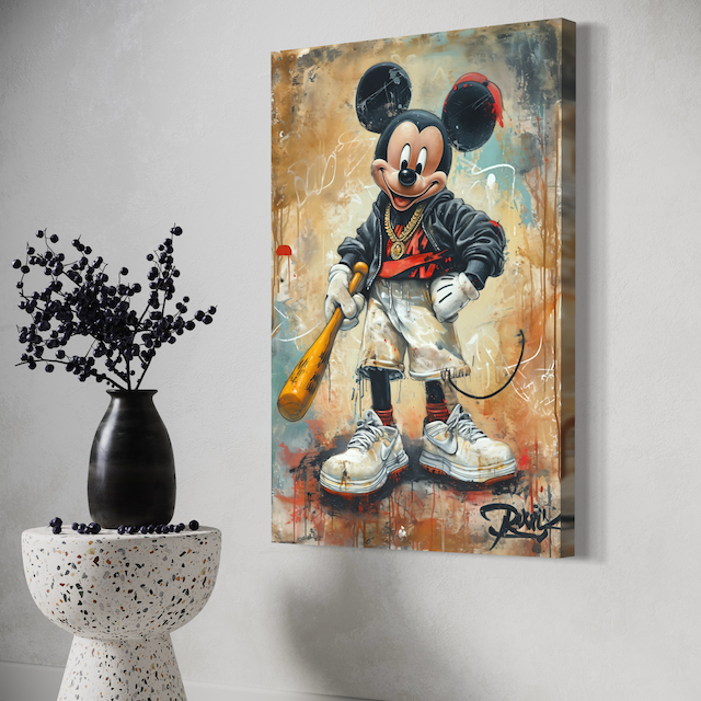 Mickey Street Art – Style urbain & attitude rebelle