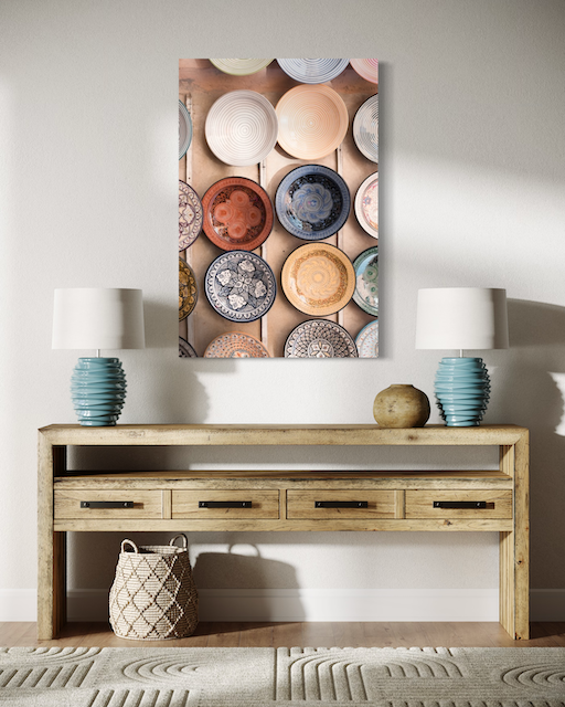 Céramiques Marocaines – Harmonie Artisanale en Tons Authentiques