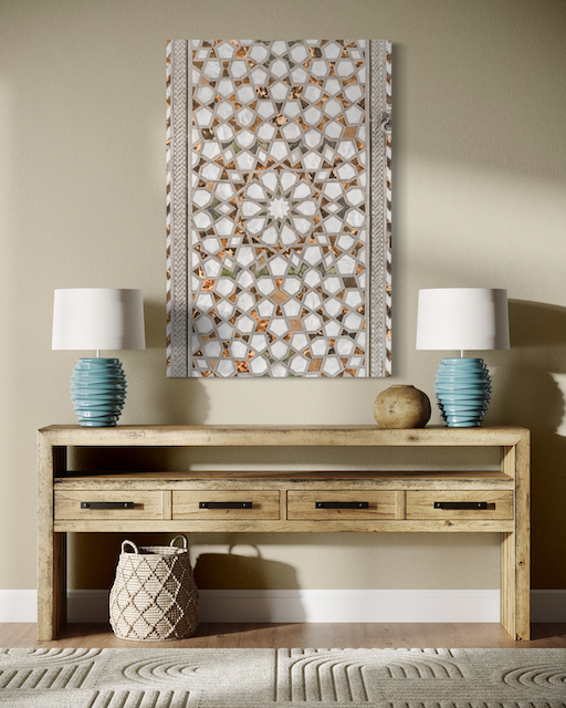 Zellige Floral Marocain – Élégance Minérale & Motifs Raffinés