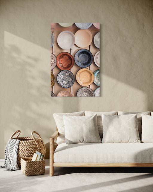 Céramiques Marocaines – Harmonie Artisanale en Tons Authentiques