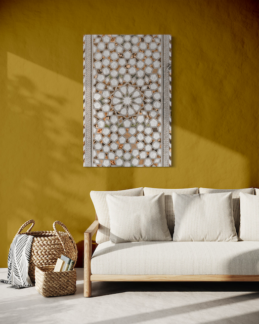 Zellige Floral Marocain – Élégance Minérale & Motifs Raffinés