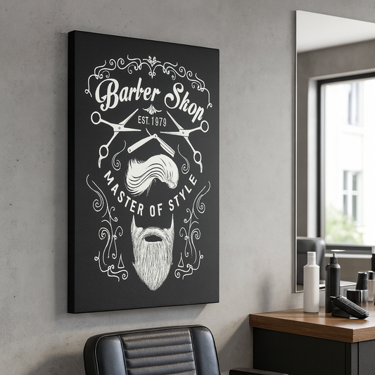 Emblème Barbier Vintage