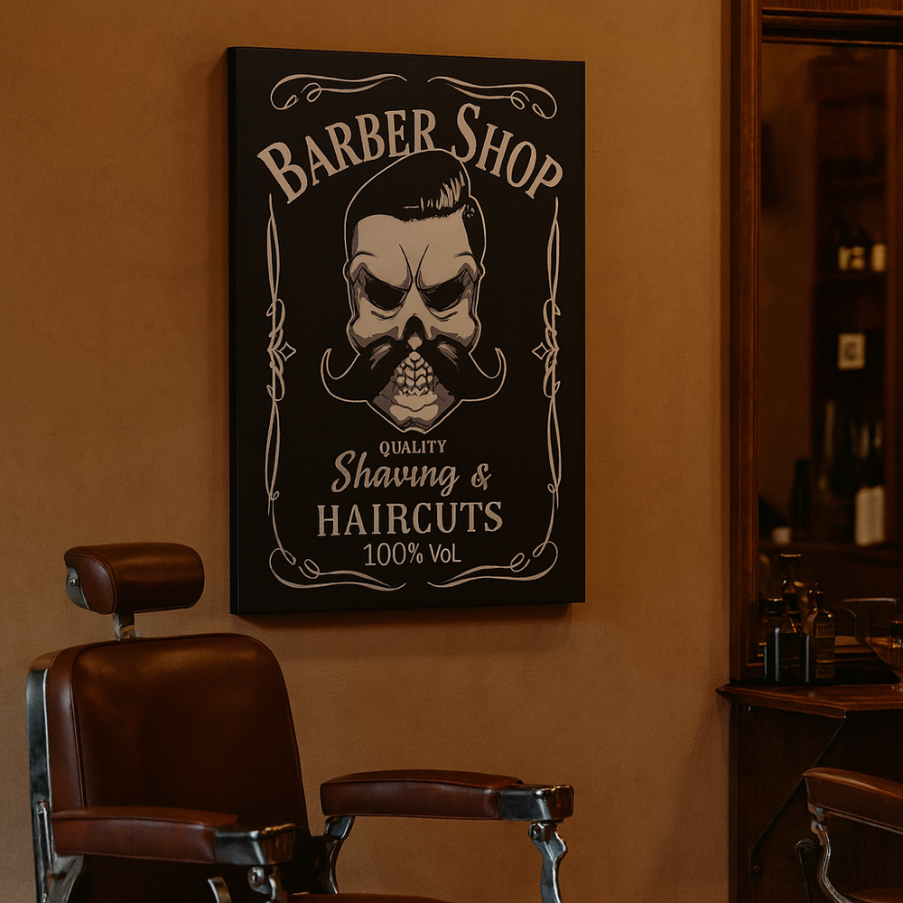 Crâne Barbier Vintage