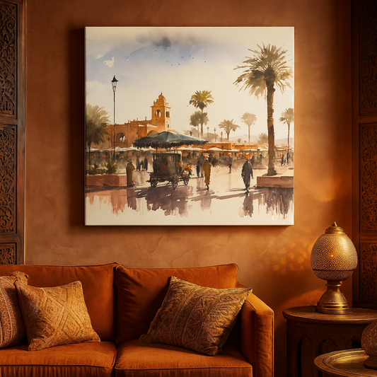 Place Marocaine Animée