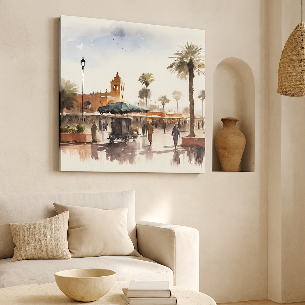 Place Marocaine Animée